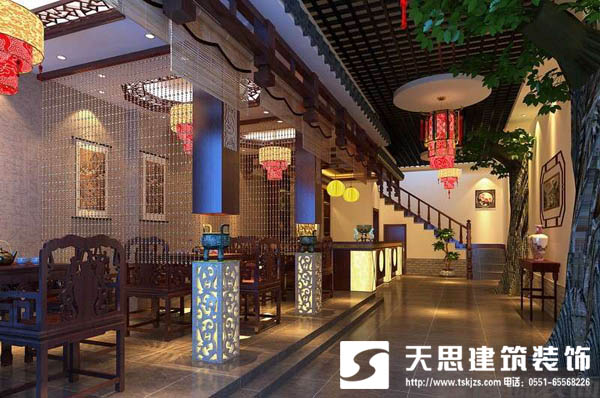 茶館裝潢設(shè)計貼近自然設(shè)計理念